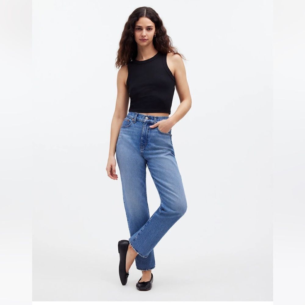 NWT Madewell Supima® Rib Crop Tank